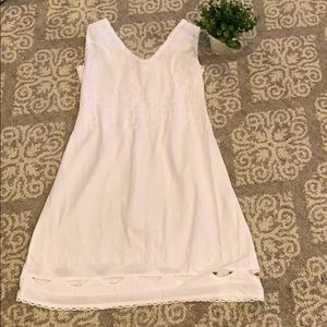 White beach Boutique 100% cotton dress